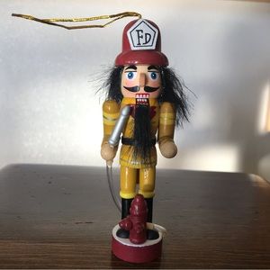 Firefighter Nutcracker Ornament